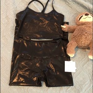 Satin Black Beyond Yoga Set 🥰